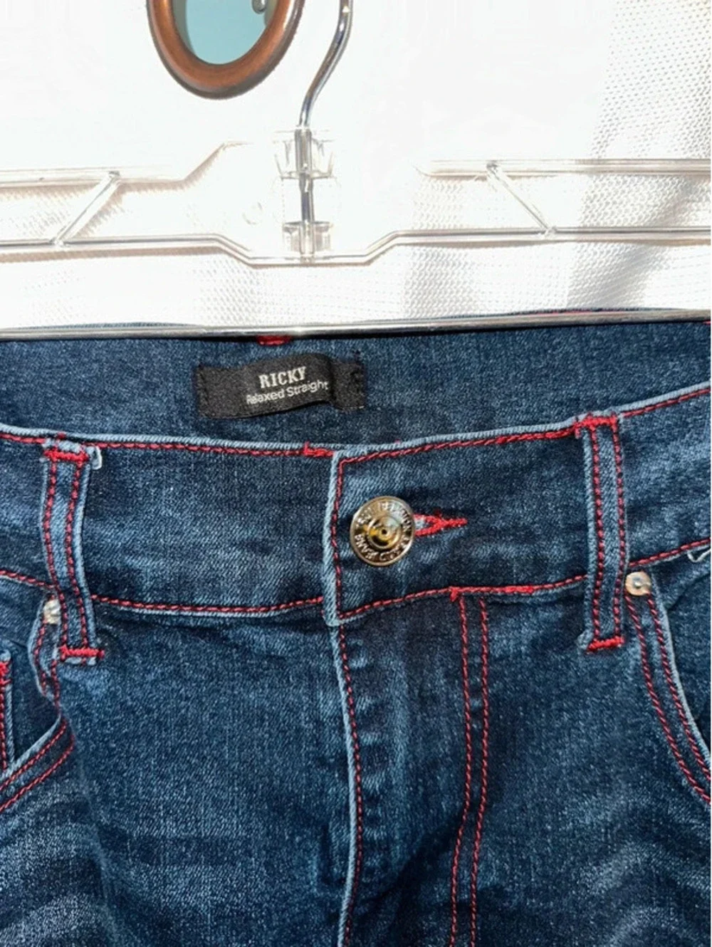 True Religion Ricky Relaxed Straight Jeans 34